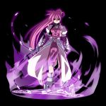  boots bow cropped_jacket elbow_gloves fingerless_gloves gloves hair_bow hair_ribbon jacket levantine long_hair magic_circle mahou_shoujo_lyrical_nanoha mahou_shoujo_lyrical_nanoha_a&#039;s mahou_shoujo_lyrical_nanoha_a's pink_hair ponytail purple_eyes ribbon signum solo sword tabard weapon whip whip_sword 