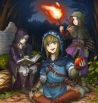  3boys bangs blue_eyes blush brown_hair cape dragon_quest dragon_quest_xi earrings fire fire_emblem fire_emblem_awakening gloves hero_(dq11) hood jewelry link long_hair long_sleeves looking_at_viewer male_focus manakete multiple_boys open_mouth pointy_ears robe robin_(fire_emblem) robin_(fire_emblem)_(male) sayoyonsayoyo short_hair smile spiky_hair super_smash_bros. the_legend_of_zelda the_legend_of_zelda:_breath_of_the_wild white_hair 