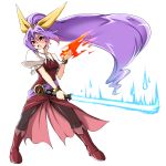  long_hair pantyhose ponytail purple_hair red_eyes sword tajima_yuuki touhou transparent_background watatsuki_no_yorihime weapon 