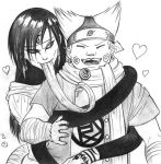  autumn_sacura candy heart monochrome naruto orochimaru tongue yaoi 