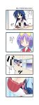  ahoge aotan_nishimoto comic hiiragi_tsukasa izumi_konata lucky_star ribbon school_uniform translated translation_request 