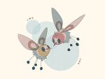  alternate_color alu_drp antennae black_eyes color_guide commentary_request cutiefly eye_contact full_body highres looking_at_another no_humans outline pokemon pokemon_(creature) proboscis shiny_pokemon 