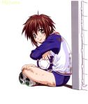  ball black_hair brown_hair mamoru_(sister_princess) sister_princess soccer_ball tango_(soccer_ball) tongue 