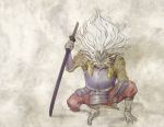  human kiroumaru monster queerat samurai samurai_armor shin_sekai_yori sword tagme weapon 