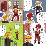  beatrice comic dragon_ball dragon_ball_z dragonball dragonball_z kanon_(umineko) parody rifyu translated umineko_no_naku_koro_ni ushiromiya_battler 