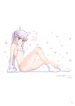  1girl animal_ears animal_hands bare_legs bra braid breasts cat_ears choker copyright_name fake_animal_ears from_side full_body gloves highres long_hair looking_at_viewer new_game! official_art open_mouth page_number panties paw_gloves side-tie_panties silver_hair small_breasts solo suzukaze_aoba tokunou_shoutarou twintails under_boob underwear underwear_only very_long_hair violet_eyes white_background white_bra white_choker white_gloves white_legwear white_panties 
