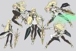  1girl absurdres bangs bare_shoulders black_legwear blonde_hair breasts chest_jewel dress earrings gloves highres jewelry large_breasts long_hair lu_(pixiv20967832) mythra_(massive_melee)_(xenoblade) mythra_(xenoblade) short_dress solo super_smash_bros. swept_bangs thigh_strap tiara very_long_hair white_dress white_footwear white_gloves xenoblade_chronicles_(series) xenoblade_chronicles_2 yellow_eyes 