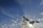 clouds cloudy_sky highres nature no_humans original sankaku_(user_ehwp4838) scenery sky sun sunlight 