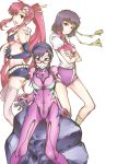  company_connection do evangelion:_2.0_you_can_(not)_advance gainax glasses gunbuster headband highres leotard makinami_mari_illustrious neon_genesis_evangelion pink_thighhighs plugsuit rebuild_of_evangelion sweatband takaya_noriko tengen_toppa_gurren_lagann thighhighs top_wo_nerae! yoko_littner 