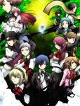  amada_ken android aragaki_shinjirou arisato_minato beanie blonde_hair blue_eyes blue_hair brown_hair card card_with_aura dog female_protagonist_(persona_3) floating_card hat headphones iori_junpei juufuu&amp;hiori kirijou_mitsuru koromaru long_hair metis mochizuki_ryouji persona persona_3 persona_3_portable red_eyes s.e.e.s sanada_akihiko school_uniform short_hair takeba_yukari teodor trench_coat trenchcoat weapon white_hair yamagishi_fuuka yoshino_chidori 