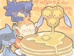  chimchar combee food honey murkrow pancake pokemon riolu 