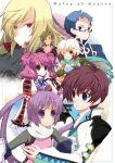  4boys asbel_lhant blonde_hair blue_eyes blue_hair brown_eyes brown_hair cheria_barnes glasses heterochromia hubert_ozwell malik_caesars micchi@keiyakushitai multicolored_hair multiple_boys multiple_girls pascal purple_eyes purple_hair red_eyes red_hair redhead richard_(tales_of_graces) scarf sophie_(tales_of_graces) tales_of_(series) tales_of_graces title_drop twintails two-tone_hair two_side_up violet_eyes white_hair 