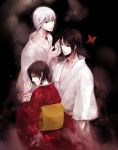  brother_and_sister brothers crimson_butterfly fatal_frame fatal_frame_ii japanese_clothes kimono rattle short_hair siblings tachibana_chitose tachibana_itsuki tachibana_mutsuki tears twins white_hair 
