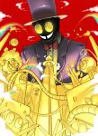  fly glasses happyds hat rainbow superjail the_warden tuxedo 