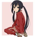  brown_eyes e-n k-on! long_hair nakano_azusa solo track_suit twintails 