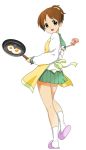  egg flat_chest frying_pan hirasawa_ui k-on! lowres nekomaru school_uniform serafuku skirt solo 