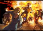 5boys azian_nazia baccano! blonde_hair bomb chainie character_request child donny donny_(baccano!) explosion gloves graham_spector jacuzzi_splot jumpsuit multiple_boys multiple_girls name_characters nice_holystone nick nick_(baccano!) scar shaft_(baccano) wrench 