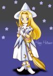  arche_klein blonde_hair blue_eyes broom cosplay fusion mint_adenade tales_of_phantasia witch 