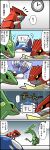  4koma comic groudon kyogre no_humans pokemon pokemon_(creature) rayquaza translation_request 