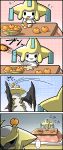 4koma comic food giratina jirachi orange pokemon 