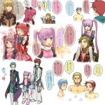  asbel_lhant bad_id blonde_hair blue_hair brown_hair cheria_barnes hubert_ozwell malik_caesars pink_hair purple_hair richard_(tales_of_graces) sophie_(tales_of_graces) tales_of_(series) tales_of_graces translation_request twintails two_side_up 