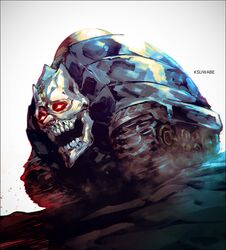  artist_name diamond_wa_kudakenai ground_vehicle horns jojo_no_kimyou_na_bouken k-suwabe military military_vehicle motor_vehicle open_mouth red_eyes sheer_heart_attack simple_background skull stand_(jojo) tank teeth toy white_background 