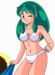  green_hair horns long_hair lum oni urusei_yatsura 