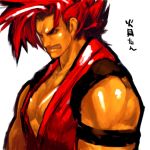  kazama_kazuki male muscle redhead samurai_shodown samurai_spirits snk 