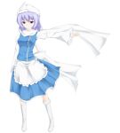  blue_eyes blue_hair boots cover-d hat highres letty_whiterock short_hair touhou transparent_background 
