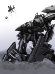  armored_core armored_core:_for_answer flying gun mecha missile_launcher rifle sky 