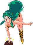  bikini green_hair horns long_hair lum oni swimsuit urusei_yatsura 