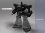  3d armored_core concept_art mecha model 