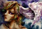  asuka_ryou blonde_hair devilman satan wings 