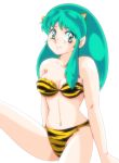  bikini green_hair horns legs long_hair lum oni swimsuit urusei_yatsura 
