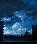  building city cityscape clouds cloudy_sky cola_(gotouryouta) commentary_request highres mountain no_humans original scenery sky skyline water_drop window 