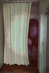  creature curtains door facing_viewer highres indoors no_humans open_door shiny shiny_skin standing toy(e) yuugai_choujuu 