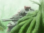  arm_cannon armored_core forest mecha missile_launcher 
