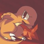  charmander fire nintendo pokemon red sekori 