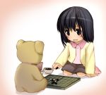  child ds_(artist) go reversi saki stuffed_animal stuffed_toy touyoko_momoko young 