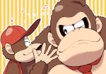  ape artist_request diddy_kong donkey_kong donkey_kong_(series) donkey_kong_country furry furry_male no_humans pixiv solo 