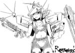  assault_rifle girl gun laser_cannon long_hair mecha_musume radar rifle tatuya 