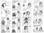  4koma azumanga_daiou comic kasuga_ayumu mihama_chiyo monochrome ragathol sakaki 