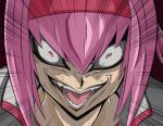 haru_urara_(umamusume) parody pink_eyes pink_hair shingetsu_rei umamusume vector_(yu-gi-oh!) yu-gi-oh! yu-gi-oh!_zexal 