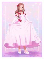 detoreik digimon digimon_adventure digimon_human gown gown_lift high_heels pink tachikawa_mimi