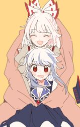  fujiwara_no_mokou itomugi-kun kamishirasawa_keine tagme touhou 