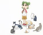   azuma_kiyohiko cat koiwai_yotsuba music white yotsubato!  