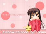  nanao_naru rainbow_colored_icecream tagme wallpaper 
