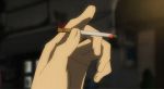  cigar durarara!! gif heiwajima_shizuo pencil spoon 