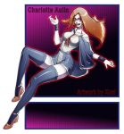  bad_end brown_hair castlevania castlevania:_portrait_of_ruin charlotte_aulin dark_persona fang long_hair miniskirt thigh-highs transformation vampire witch 