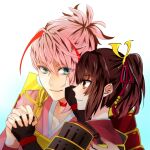  birushana_senki duo fanart female male shanaou taira_no_noritsune tekodeteko 